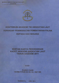 Kontribusi Akademi TNI Angkatan Laut Terhadap Peningkatan Pembayaran Pajak Kepada Kas Negara