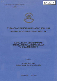 Otomatis Pengiriman Sandi Flashlight Dengan Microsoft Visual Basic 6.0