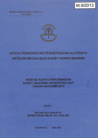 Upaya Peningkatan Pengetahuan Alutsista Artileri Medan Bagi Kadet Korps Marinir