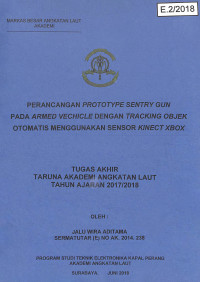 Image of Perancangan Prototype Sentry Gun Pada Armed Vechicle Dengan Tracking Objek Otomatis Menggunakan Sensor Kinect Xbox