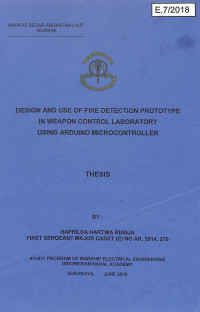 Design And Use Fire Detection Prototype In Weapon Control Laboratory Using Arduino Microcontroller