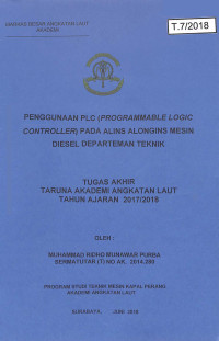 Penggunaan PLC (Programmable Logic Controller) pada Alins Alongins Mesin Diesel Department Teknik