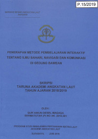 Penerapan Metode Pembelajaran Interaktif Tentang Ilmu Bahari, Navigasi dan Komunikasi di Gedung Bawean