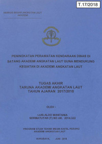 Peningkatan Perawatan Kendaraan Dinas di Satang Akademi Angkatan Laut Guna Mendukung Kegiatan di Akademi Angkatan Laut