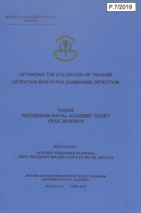 Optimizing The Utilization Of Tsunami Detection Buoys For Submarine Detection