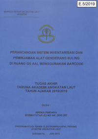 Perancangan Sistem Inventarisasi dan Peminjaman Alat Genderang Suling di Ruang GS AAL Menggunakan Barcode