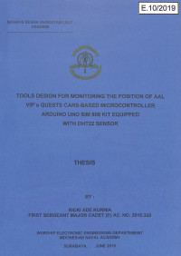 Image of Tools Design For Monitoring The Position of AAL VIP's Guests Cars-Based Microcontroller Arduino Uno Sim 808 Kit Equipped With DHT22 Sensor