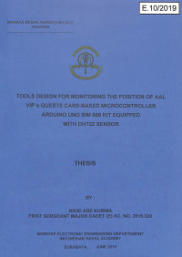 Tools Design For Monitoring The Position of AAL VIP's Guests Cars-Based Microcontroller Arduino Uno Sim 808 Kit Equipped With DHT22 Sensor