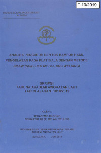 Analisa Pengaruh Bentuk Kampuh Hasil Pengelasan Pada Plat Baja Dengan Metode SMAW (Shielded Metal Arc Welding)