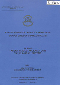 Perancangan Alat Pemadam Kebakaran Bonpet di Gedung Sambargalang