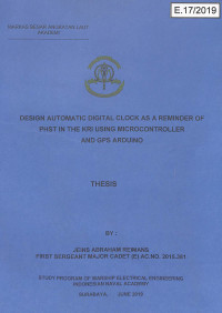 Design Automatic Digital Clock As A Reminder Of PHST In The Using Microcontroller and GPS Arduino