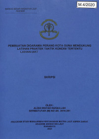 Pembuatan Dioarama Perang Kota Guna Mendukung Latihan Praktek Taktik Kondisi Tertentu