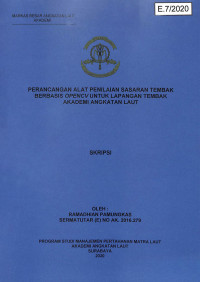 Perancangan Alat Penilaian Sasaran Tembak Berbasis Opencv Untuk Lapangan Tembak Akademi Angkatan Laut