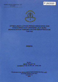 Optimalisasi Latihan Peran Kebakaran dan Kebocoran Saat Weekend Laut Guna Meningkatkan Kemampuan dan Kesiapsiagaan Taruna