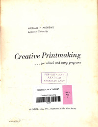Image of Creative Printmaking