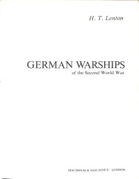 German Warship of the Second World War