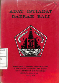 Adat Istiadat Daerah Bali