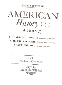 American History A Survey