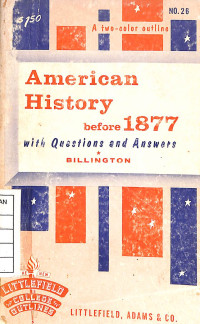 American History Before 1877