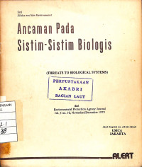 Ancaman Pada Sistim-Sistim Biologis