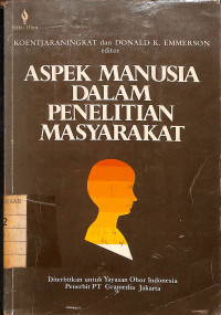 Aspek Manusia dalam Penelitian Masyarakat