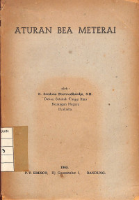 Aturan Bea Materai