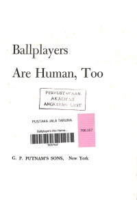 Ballplayers Are Human Too