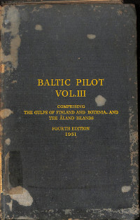 Baltic Pilot Vol. III