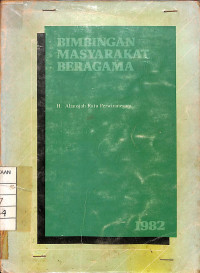 Bimbingan Masyarakat Beragama