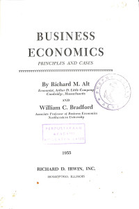 Business Economics Principles and Cases