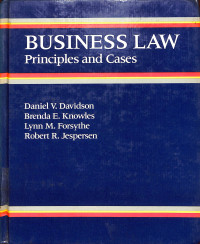 Business Law : Principles and Cases