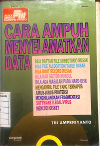 Cara Ampuh Menyelamatkan Data