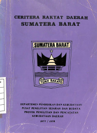 Ceritera Rakyat Daerah Sumatera Barat