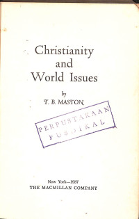 Christianity and World Issues