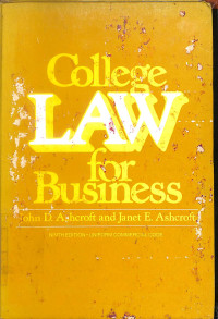 College Law for Business