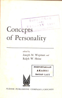 Concepts of Personality