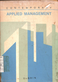 Contemporary Applied Management