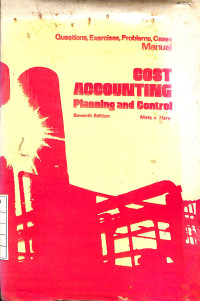 Cost Accounting Planning and Control