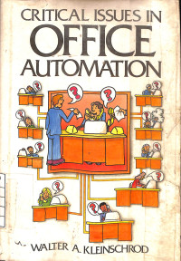 Critical Issues In Office Automation