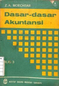 Dasar-dasar Akuntansi Jilid 3