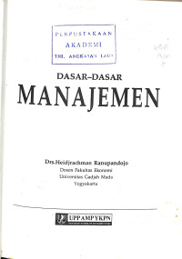 Dasar-Dasar Manajemen