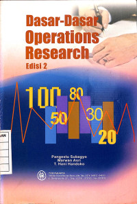 Dasar-Dasar Operations Research Edisi 2