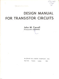 Design Manual For Transistor Circuits