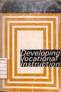 Developing Vocational Instruction