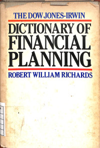 Dictionary of Financial Planning