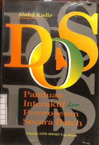 Image of DOS : Panduan Interaktif dan Pemrosesan Secara Batch