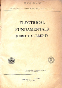 Electrical Fundamental (Direct Current)