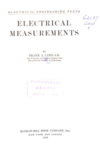 Electrical Measurements - Second Edition