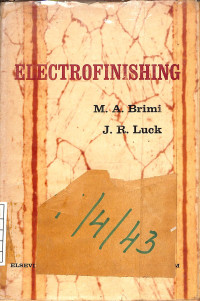 Electrofinishing