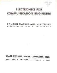 Electronics for Communication Engineers